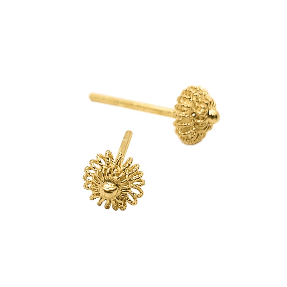 Boucles d'oreilles en filigrane plaqué or "TOMATILLO".